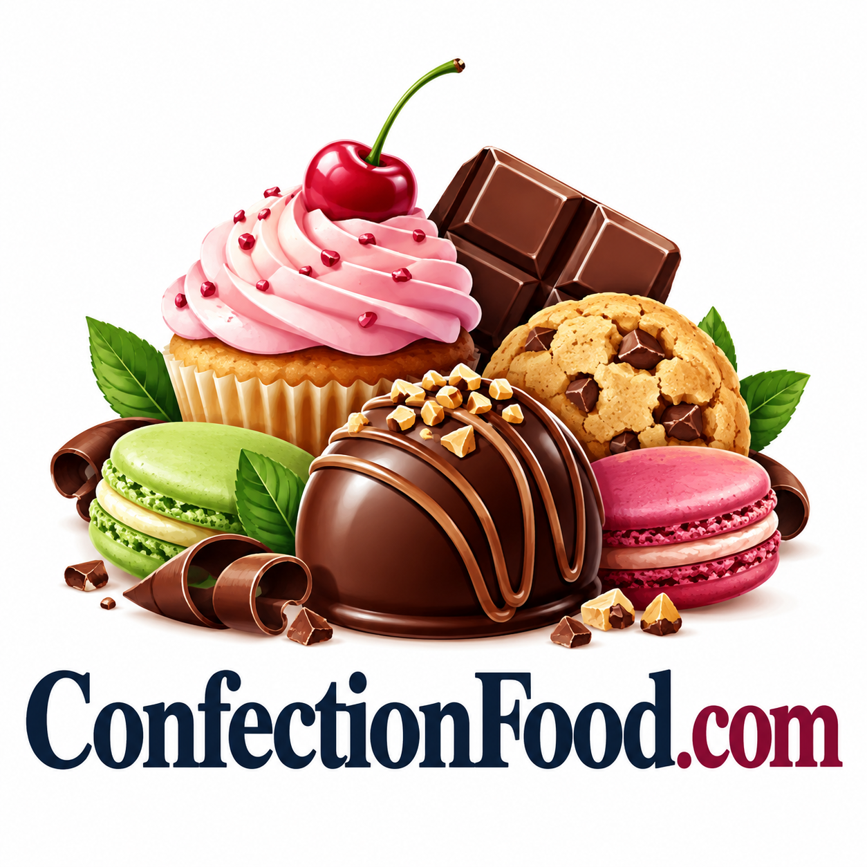 ConfectionFood.com domain name artwork